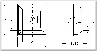 REPLACEABLE-RUBBER TIP (R3 Square)